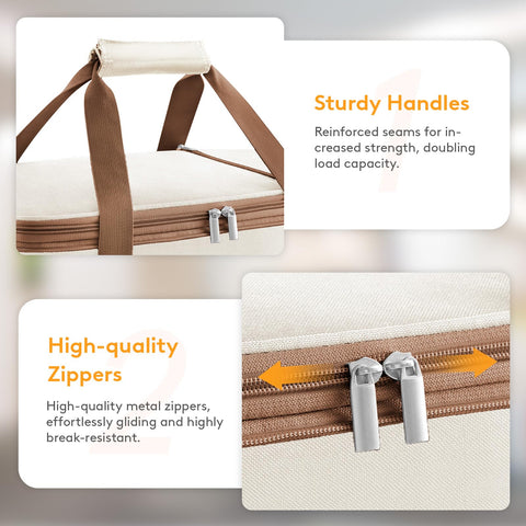 LUNCIA exterior zip pocket stores utensils and napkins within reach