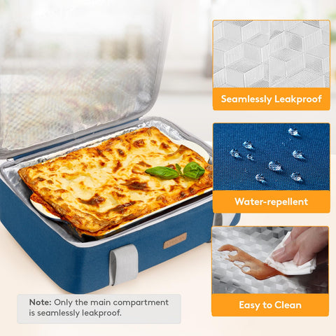LUNCIA interior foil-foam layer preserves temperature for hours.