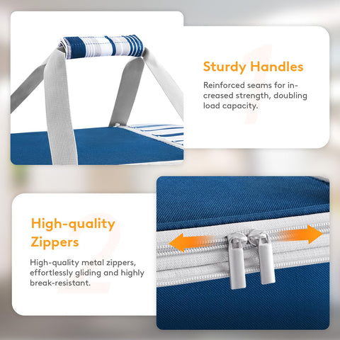 LUNCIA top pocket keeps utensils and napkins within reach.