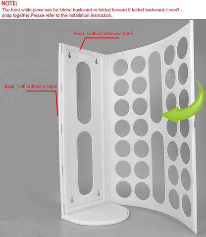Lunies bag holder easy-install with screws for secure mounting.