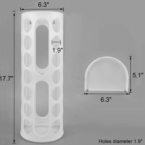 Lunies bag holder large-capacity design stores many bags at a glance.