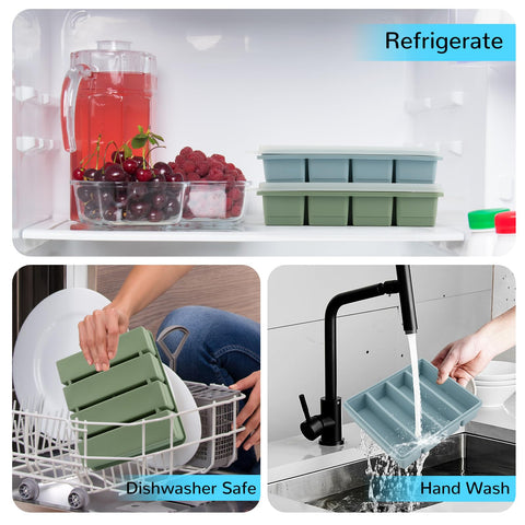 LUOFUAWEI dishwasher-safe silicone mold is easy to clean.