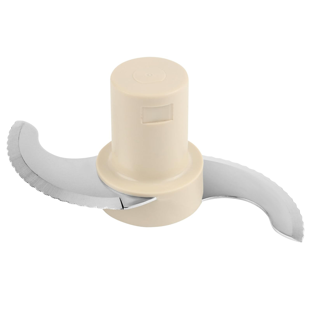Luojiedejinbiao blade front view maintains sharp edge for smooth slicing.