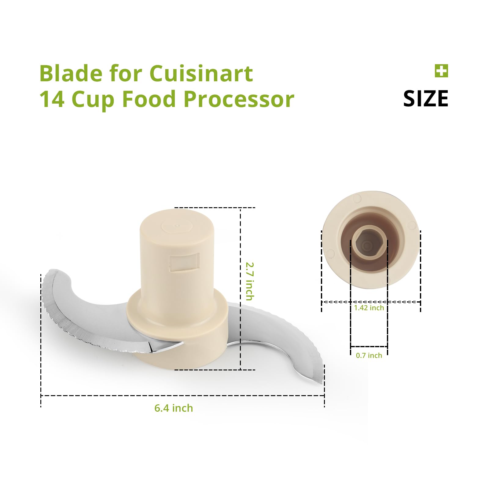 Luojiedejinbiao blade side view shows easy replacement compatibility.