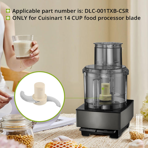 Luojiedejinbiao 14-cup blade safe handling during replacement.