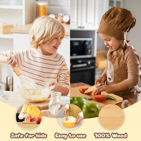 LUOLAO kids egg whisk enables gentle mixing for budding bakers.