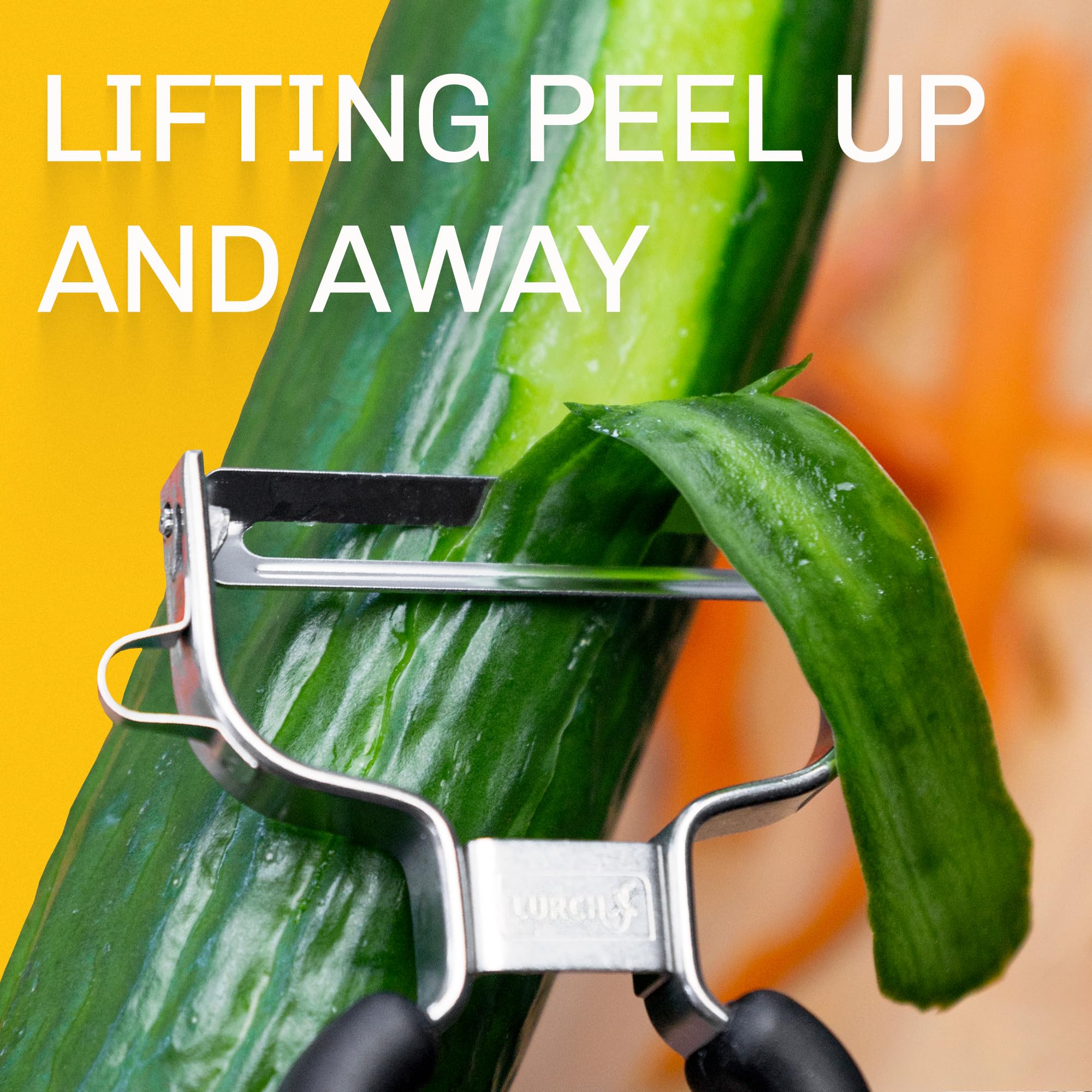 LURCH Germany Y-peeler peeling potatoes and fruits smoothly for versatile prep
