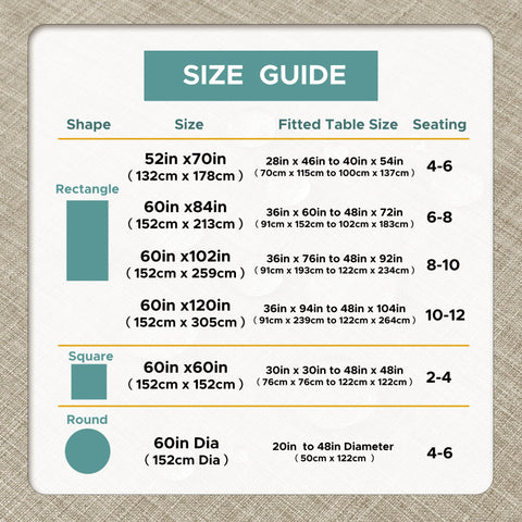 LUSHVIDA foldable storage-friendly tablecloth for compact storage.