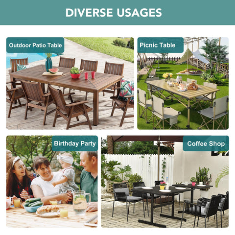 LUSHVIDA wipeable and machine-washable tablecloth for easy cleanup.