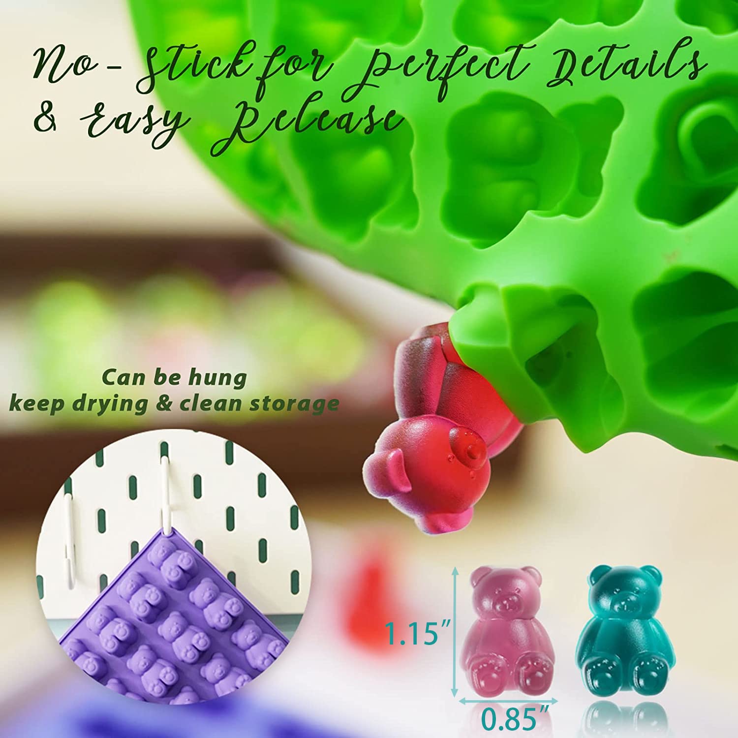 LUSHYUM BPA-free silicone mold ideal for safe, kid-friendly treats.