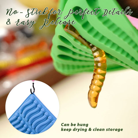 LUSHYUM droppers and molds set enables easy candy pouring for two kids.