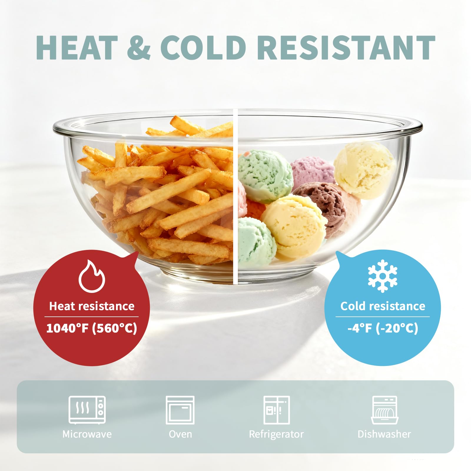 Luvan nesting design bowls reduce cabinet clutter