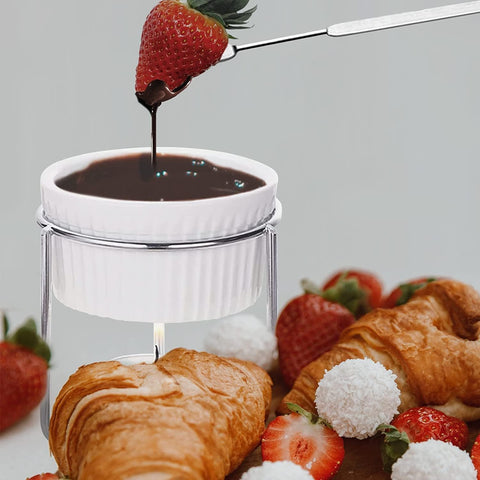 Luvan ceramic cups are oven and microwave safe for versatile kitchen prep.