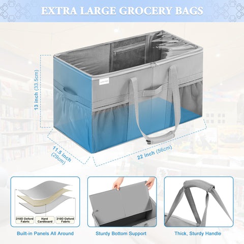LUVHOMEE tote bottom support with removable panel for stability