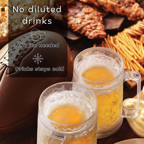 Luxail freezer mug durable plastic construction ideal for outdoor use