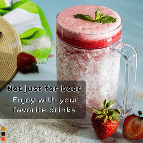 Luxail summer backyard party mug keeps beverages cold and refreshing