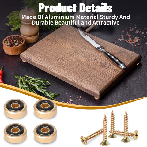 LuxDuo rubber-ring non-slip pad prevents slips on countertops