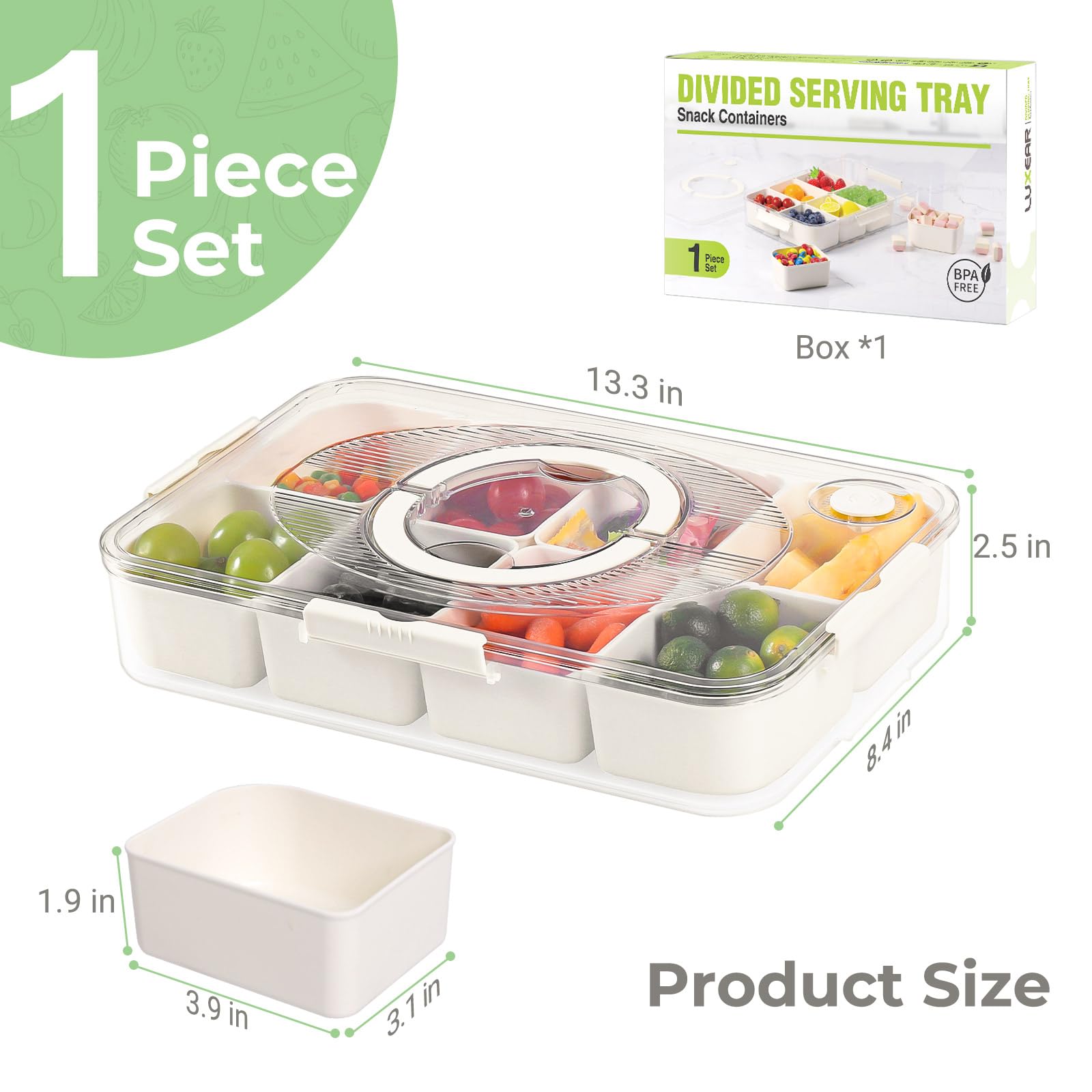 LUXEAR food-grade PP material emphasizes safety and dishwasher-friendly design