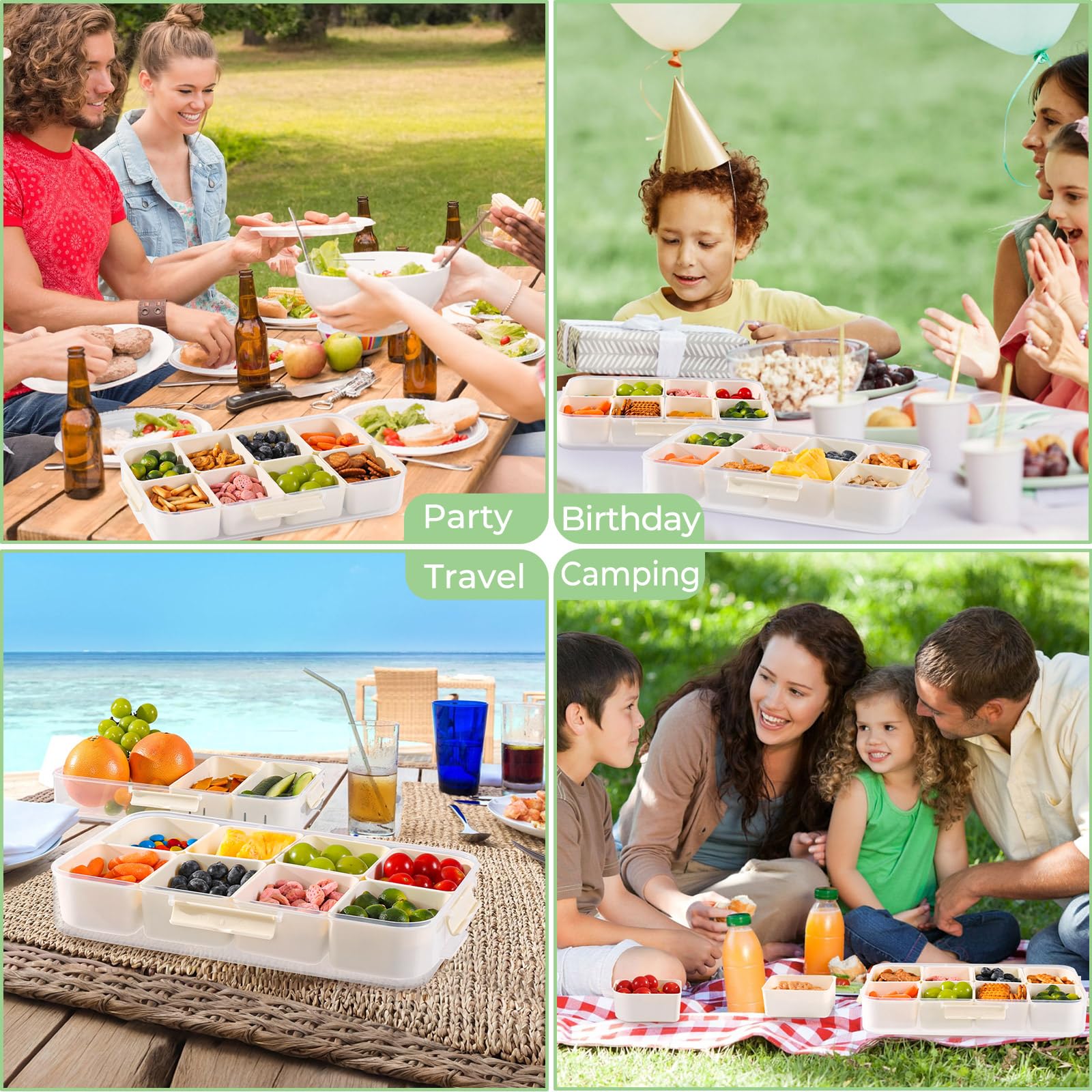 LUXEAR vented lid and sealing ring help preserve freshness