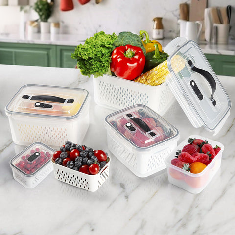 LUXEAR multi-functional storage for fridge, freezer and on-the-go use