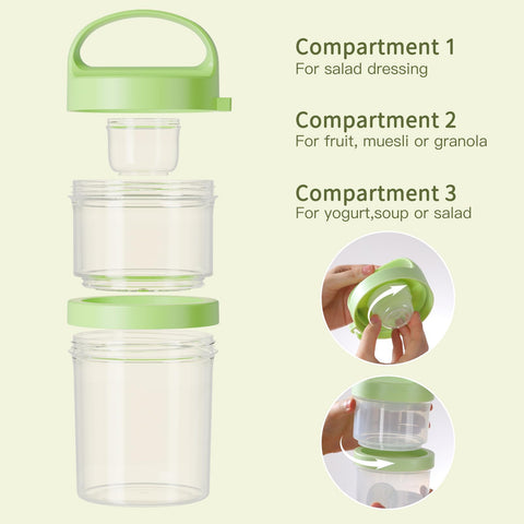 LUXEAR salad pod mason jar ready for meal prep on the go.