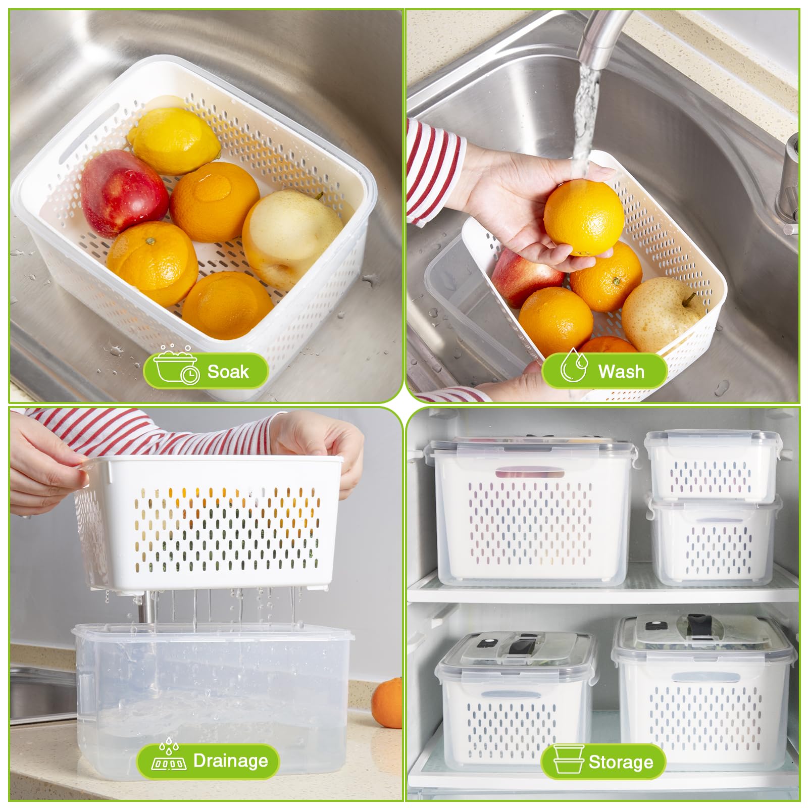 LUXEAR transparent fridge design makes contents easy to spot