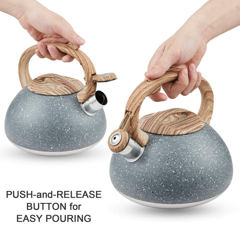LuxGrace kettle removable lid for easy filling
