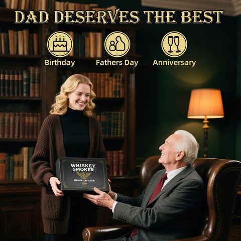 Luxice gift pack showcases a thoughtful bourbon smoker gift option.