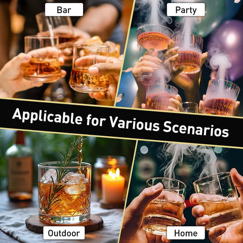 Luxice portable setup suits home bars, patios, and outdoor gatherings.