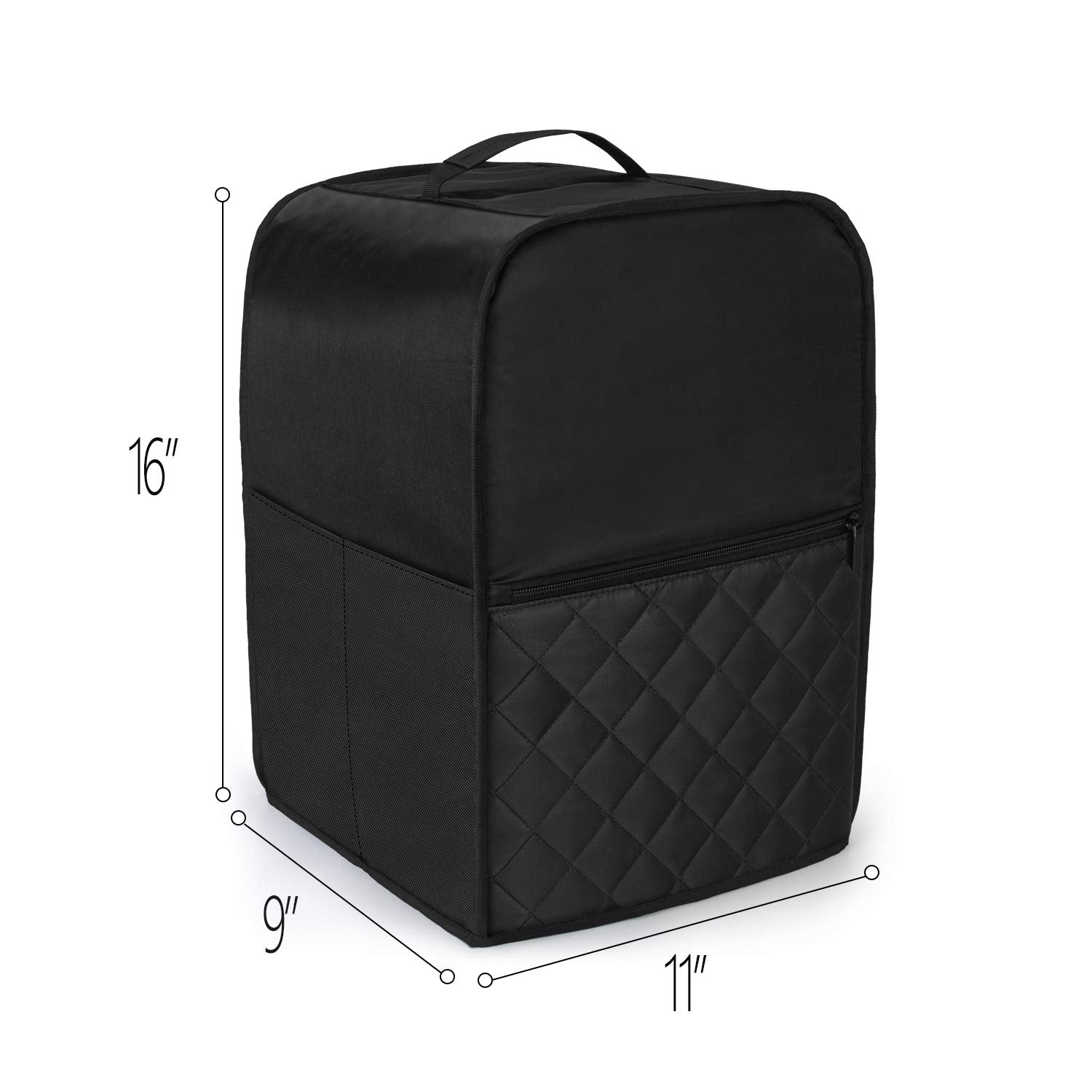 Luxja cover compatible with Cuisinart 10-14 cup models for versatile fit.