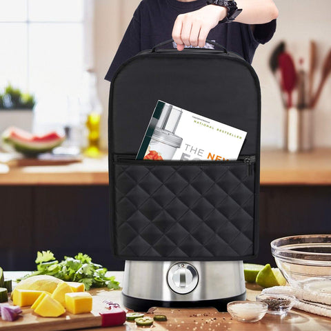 Luxja cover compatible with Hamilton Beach 10-14 cup models for secure storage.