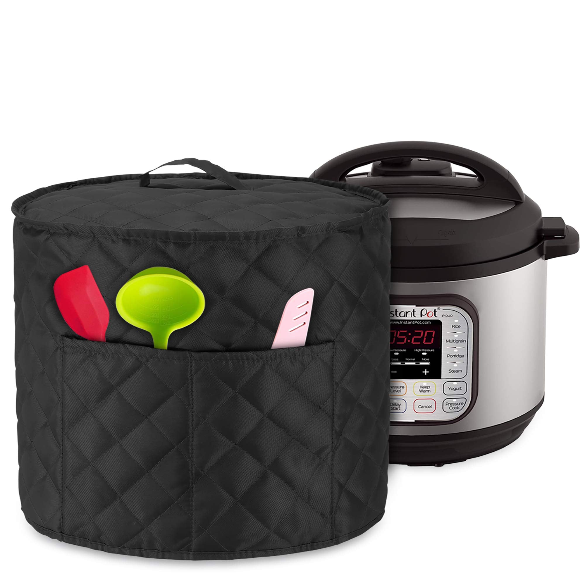 Luxja dust cover for 8qt Instant Pot on counter protects from dust