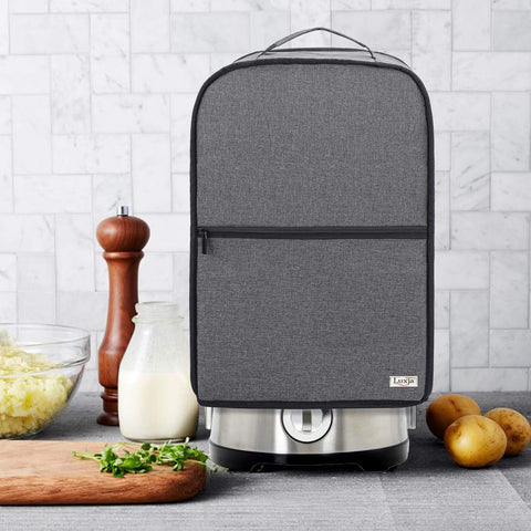 Luxja cover compatible with Cuisinart and Hamilton Beach 10-14 cup processors.