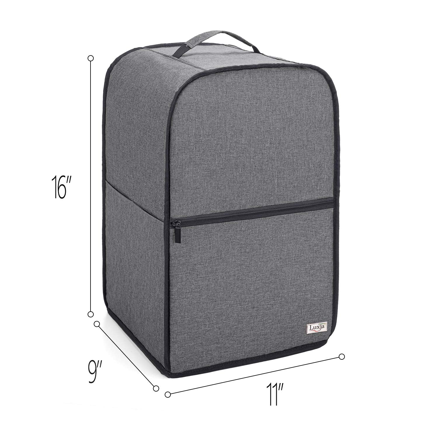 Luxja top-handle design with reinforced stitching for easy lifting.