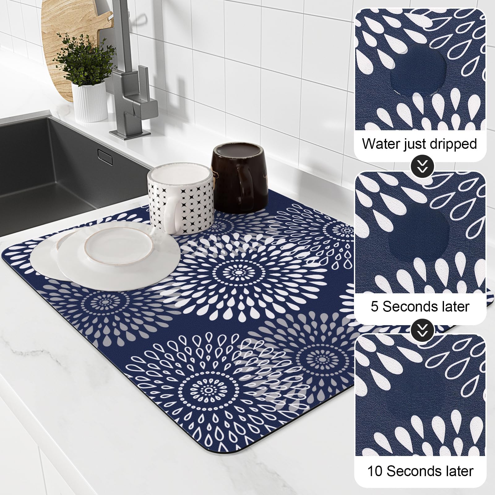 LuxStep foldable mat rolled for compact storage after use.
