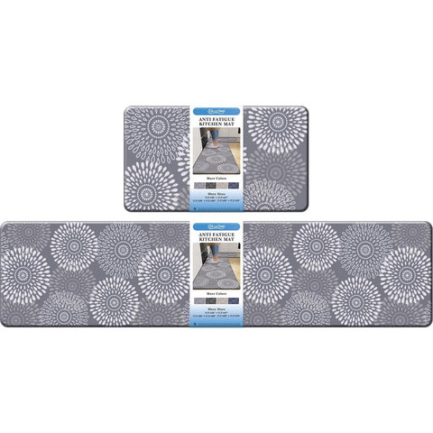 LuxStep kitchen mat 30x17 demonstrates anti fatigue support for standing tasks.