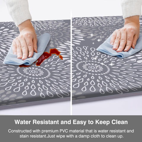 LuxStep premium PVC material offers durability and easy damp wipe cleaning.