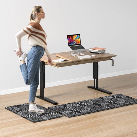 LuxStep mats suit tile, wood, ceramic, and marble floors.