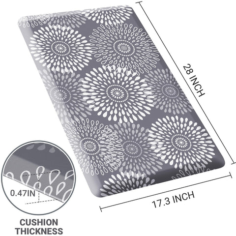 LuxStep mat with non-slip bottom keeps floors safe during standing.