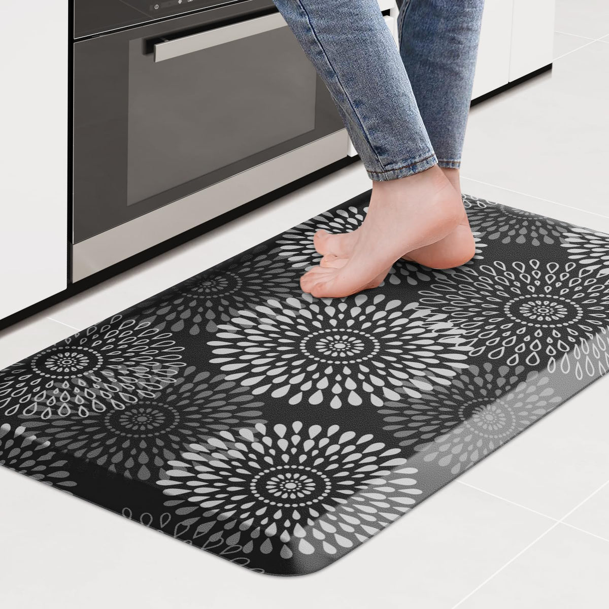 LuxStep kitchen mat waterproof anti-fatigue comfort for long standing tasks.