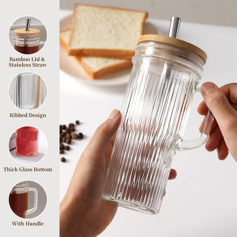 LUXULISH 24oz capacity tumbler ideal for iced coffee and smoothies.