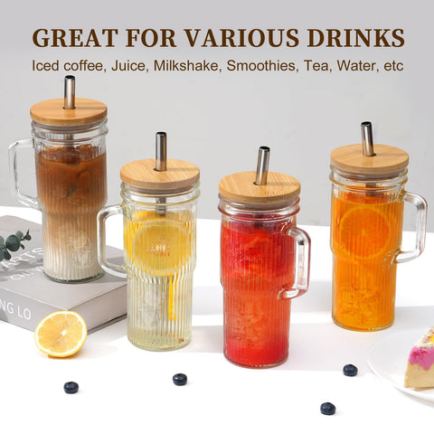 LUXULISH bamboo-sealed lid and stainless straw for spill-resistant sipping.