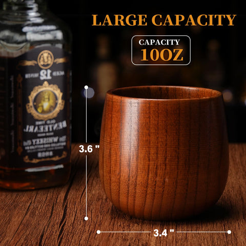 LUXULISH bourbon glass on the rocks preserves flavor while cooling.