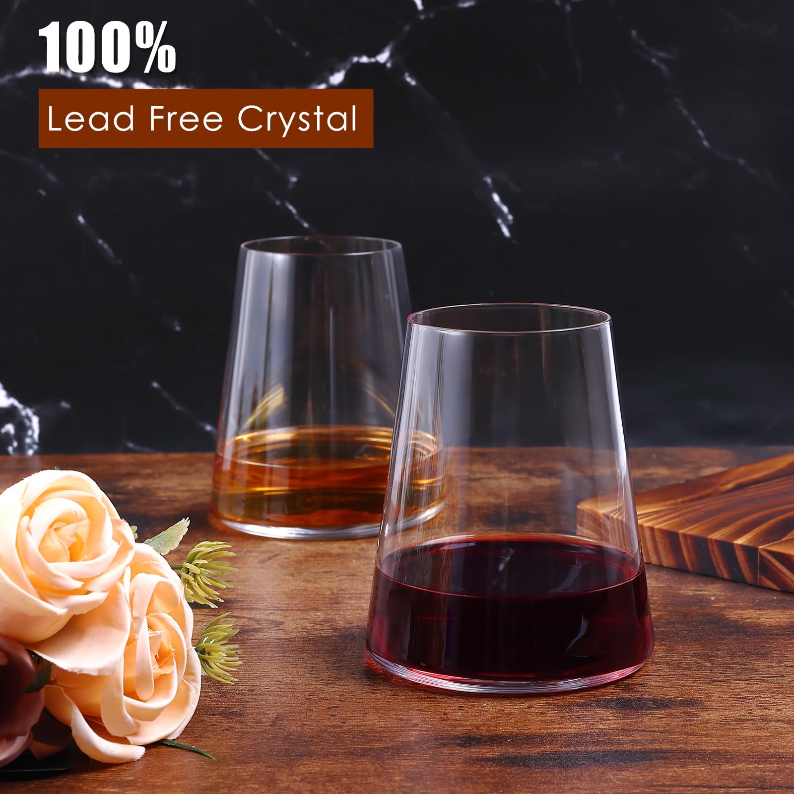 LUXULISH modern-design glass set enhances tablescapes for dinners and celebrations