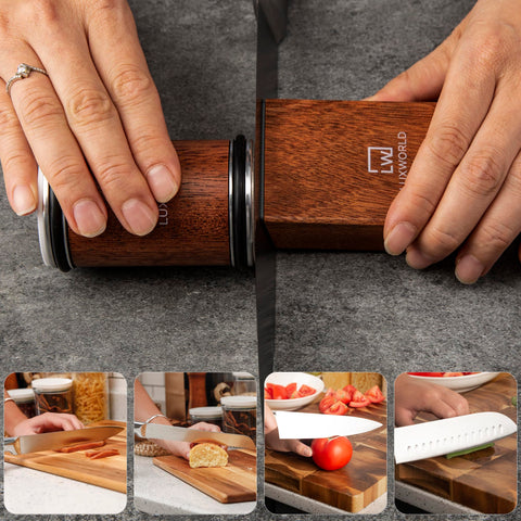 Luxworld all-in-one tool simplifies sharpening for chefs, travelers, and home cooks