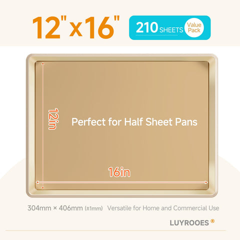 LUYROOES fits standard half-sheet pans for quick, organized meal prep.