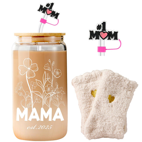 Lvoetgif Mama est 2025 coffee cup with lid for spill-free mornings