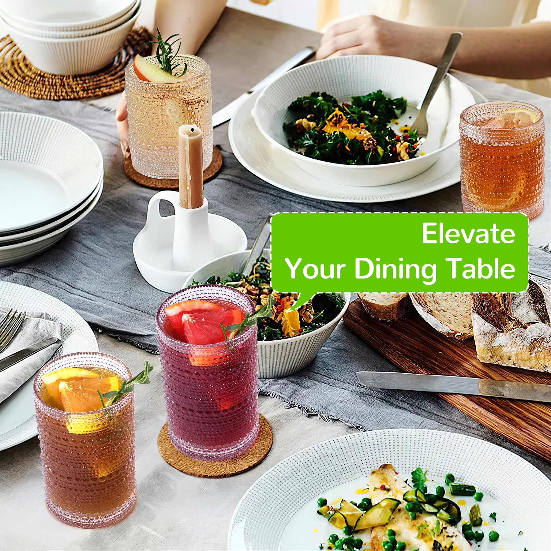 Lvtrupc Lead-free and BPA-free glassware designed for daily use.