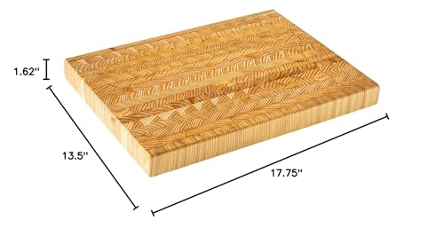 LW Handmade Larch Wood Canada end grain medium cutting board handmade in Margaree with care