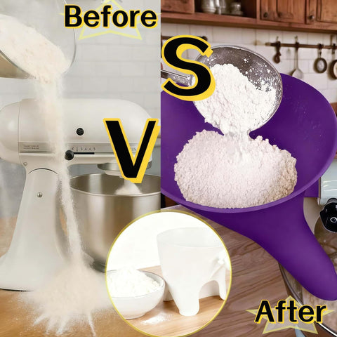 LWOGD hands-free design enables multitasking while adding ingredients